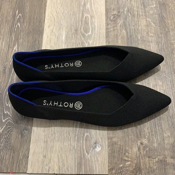 Rothy’s Classic Black Flats - Picture 2 of 7